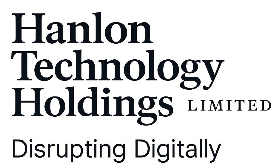 Hanlon Technology Holdings Limited Logo with Tag line "Disrupting Digitally"